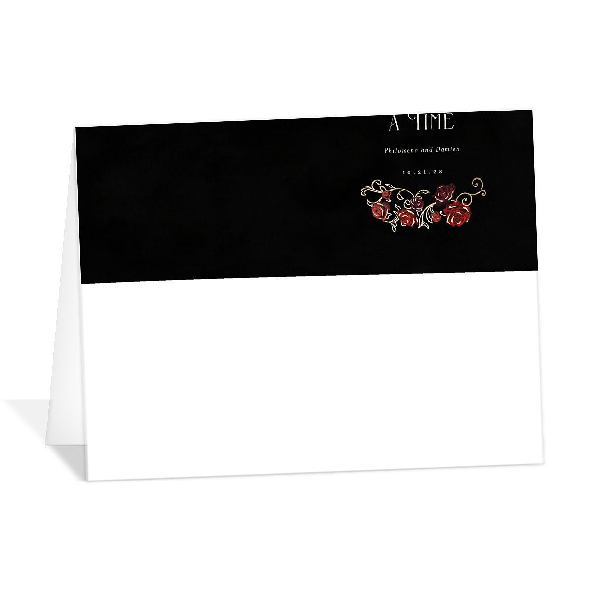 Gothic Gate Foil Thank You Cards