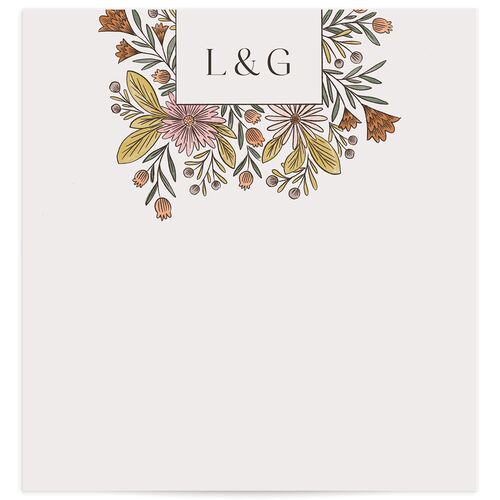 Timeless Wildflowers Standard Envelope Liners Standard Shell Pink