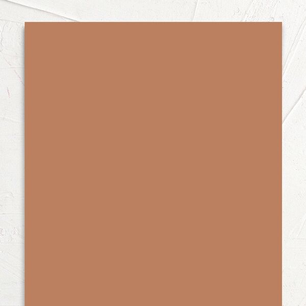Timeless Wildflowers Wedding Invitations Terracotta Signature No