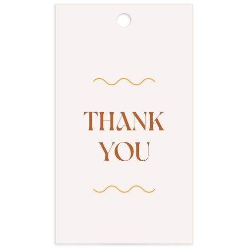 Eclectic Wave Favor Gift Tags - 