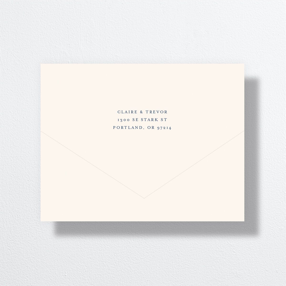 Elegant Lighthouse All-in-One Wedding Invitations Maritime Signature Light Both Recipient and Return Addresses No