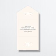 Elegant Lighthouse All-in-One Wedding Invitations Maritime Signature Light Both Recipient and Return Addresses No