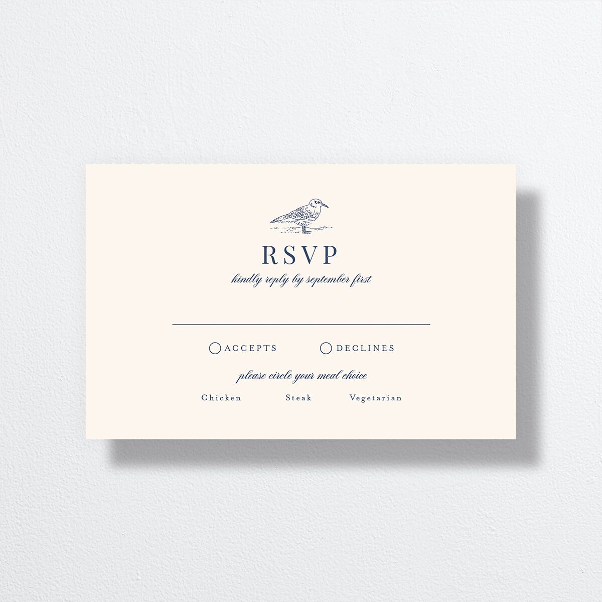 Elegant Lighthouse All-in-One Wedding Invitations Maritime Signature Light Both Recipient and Return Addresses No