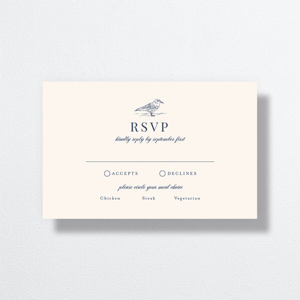 Elegant Lighthouse All-in-One Wedding Invitations Maritime Signature Light Both Recipient and Return Addresses No