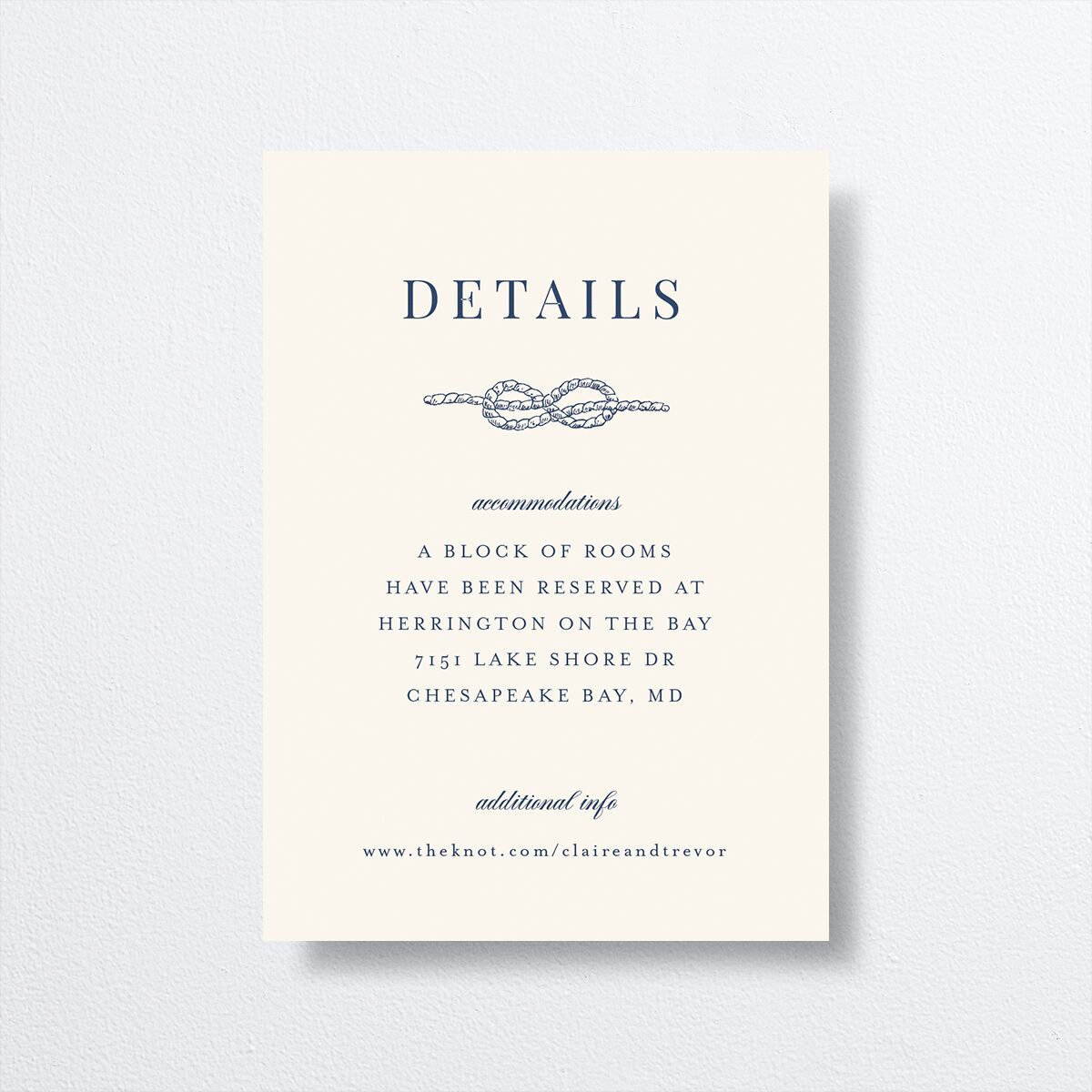 Elegant Lighthouse Wedding Enclosure Cards Maritime Signature Standard