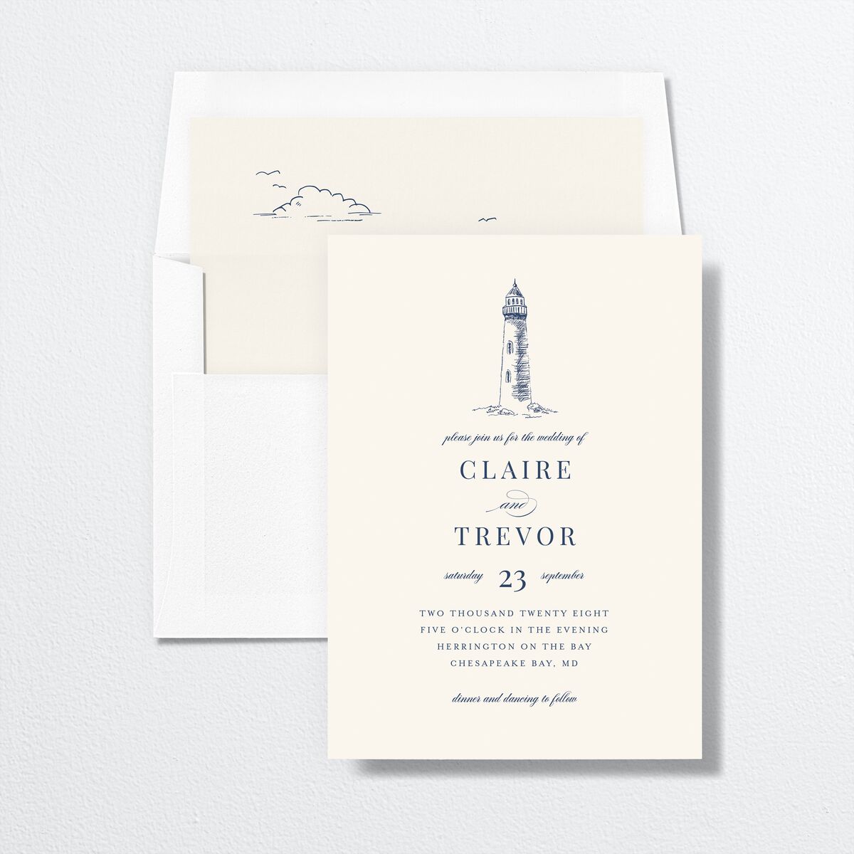 Elegant Lighthouse Standard Envelope Liners Standard Maritime