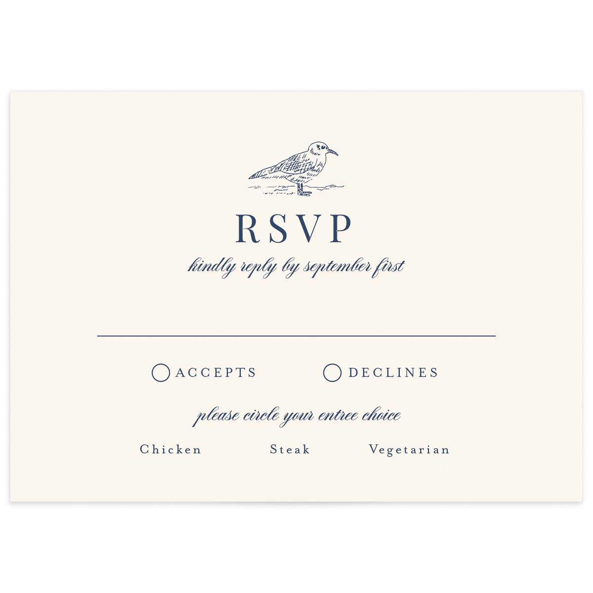 Elegant Lighthouse Wedding Response Cards