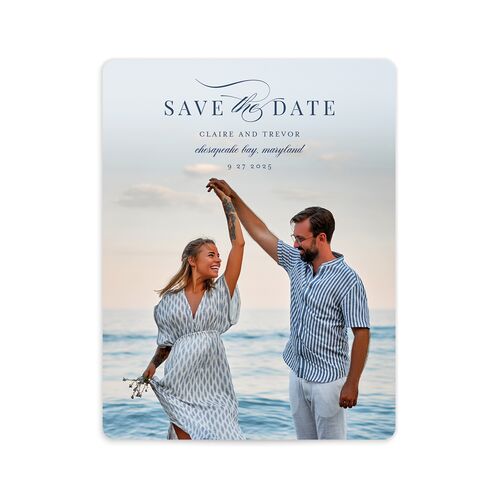 Elegant Lighthouse Save The Date Magnets - 