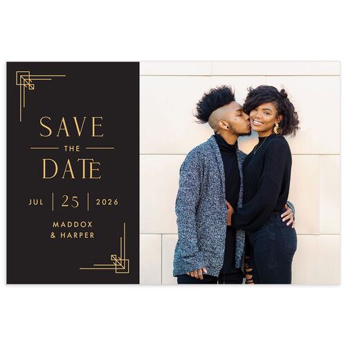 Vintage Hollywood Save The Date Postcards