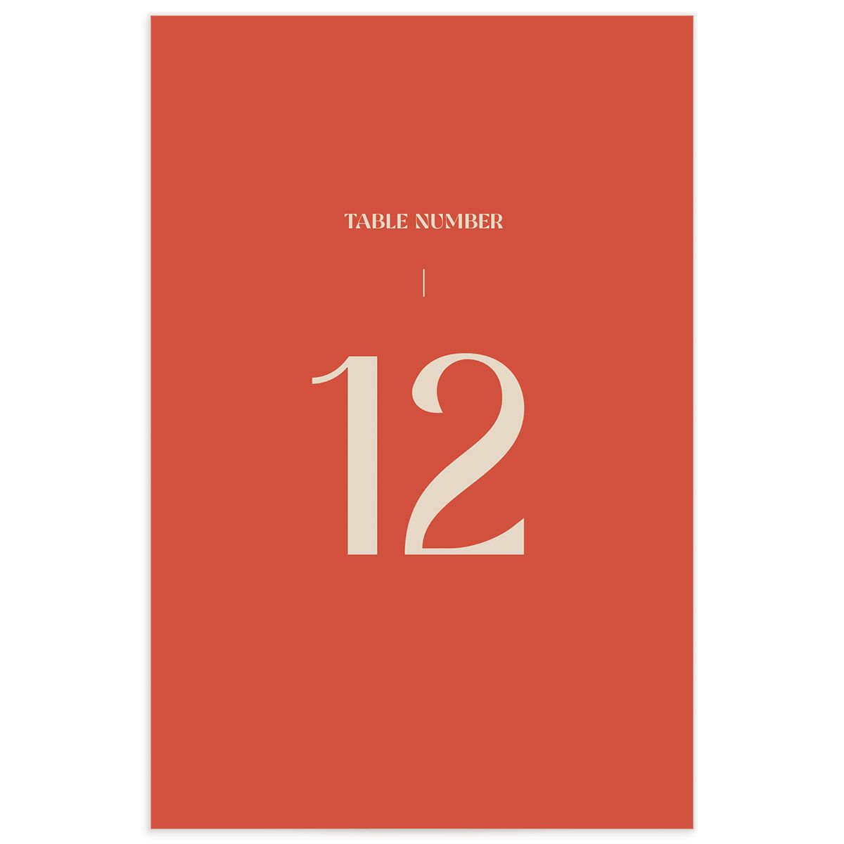We've Waited Table Numbers Navy Signature