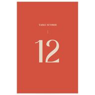 We've Waited Table Numbers Navy Signature