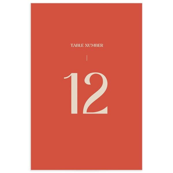 We've Waited Table Numbers Navy Signature