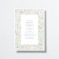 Cottage Wildflowers Bridal Shower Invitations Maritime Signature