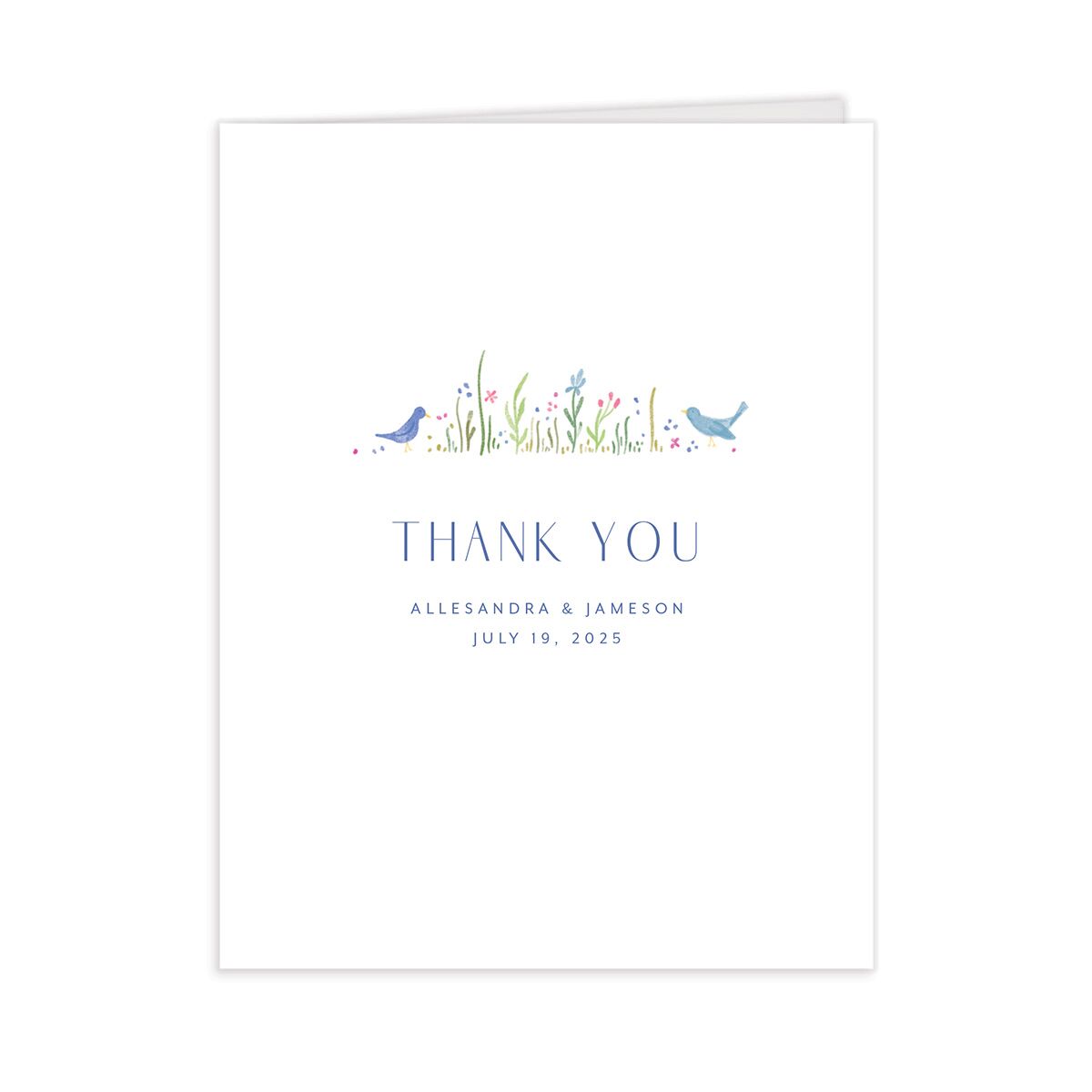 Cottage Wildflowers Thank You Cards