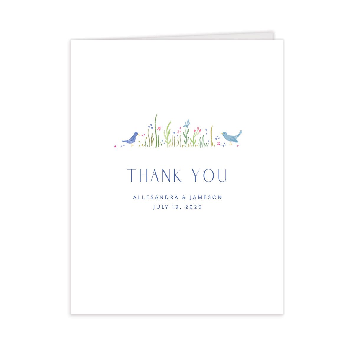 Cottage Wildflowers Thank You Cards
