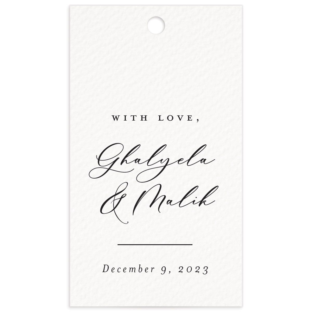 Snowy Wreath Favor Gift Tags back in green