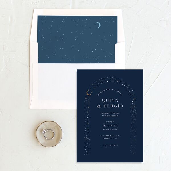 Celestial Arch Envelope Liners Standard Navy