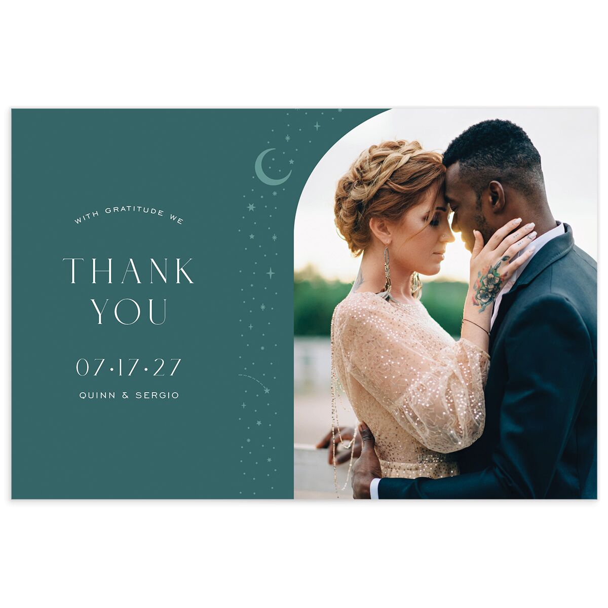 Celestial Arch Thank You Postcards