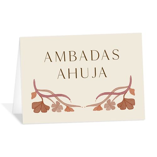 Indian Majestic Legacy Elephants Place Cards Saddle Signature