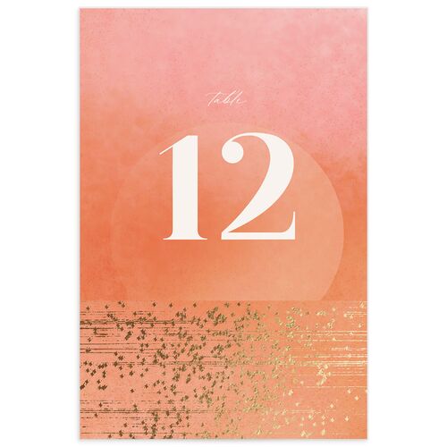 Sparkling Tropics Table Numbers - 