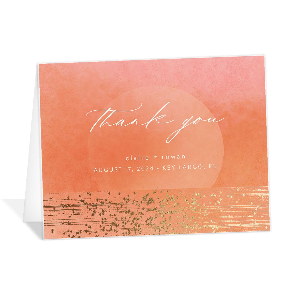 Sparkling Tropics Thank You Cards