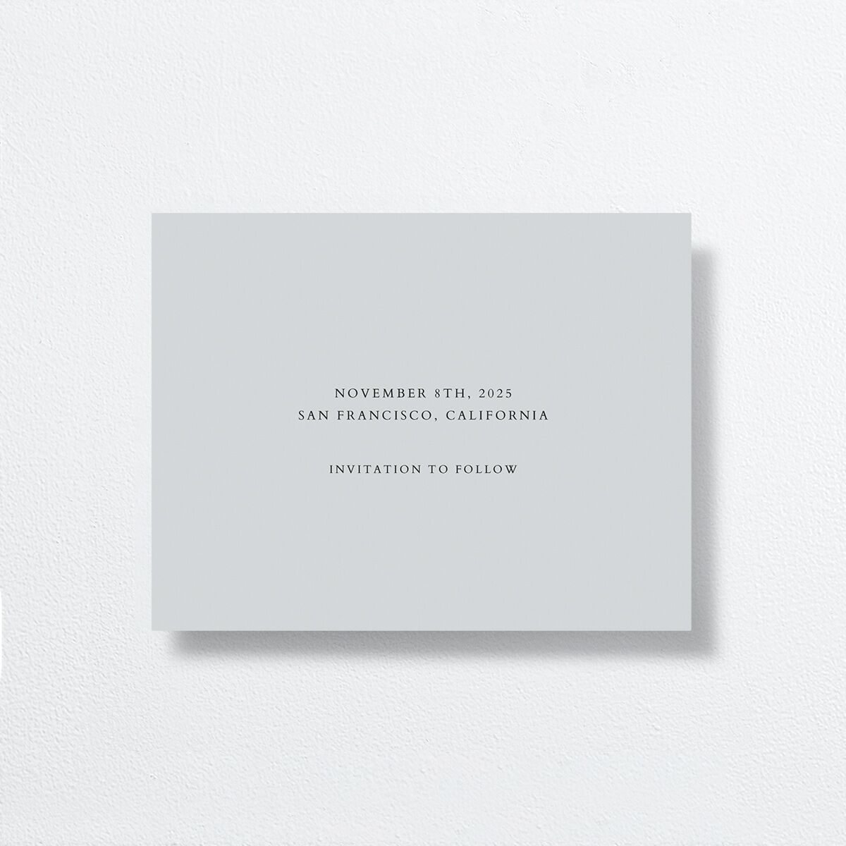 The Union Of Save the Date Petite Cards Pure White Signature smooth Blank No