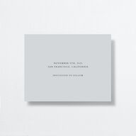 The Union Of Save the Date Petite Cards Pure White Signature smooth Blank No