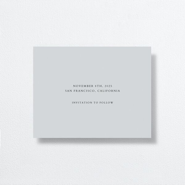The Union Of Save the Date Petite Cards Pure White Signature smooth Blank No
