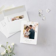 Floral Photo Thank You Cards Blush
