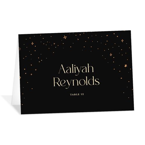 Celestial Galaxy Place Cards Midnight Signature
