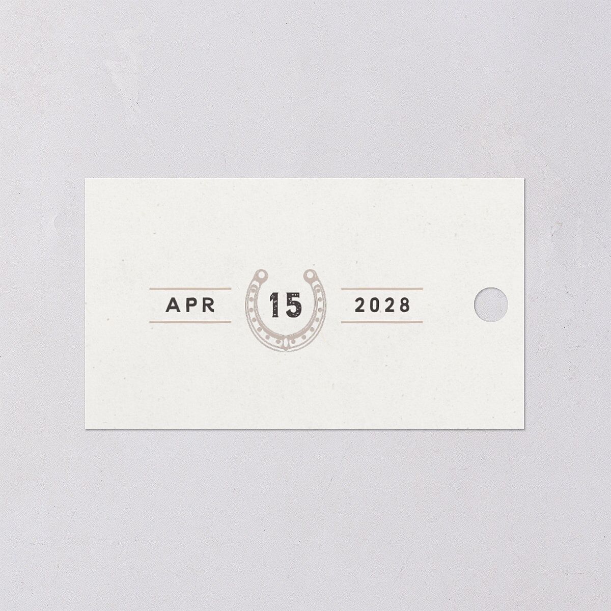 Hitched in Texas Favor Gift Tags Charcoal Signature