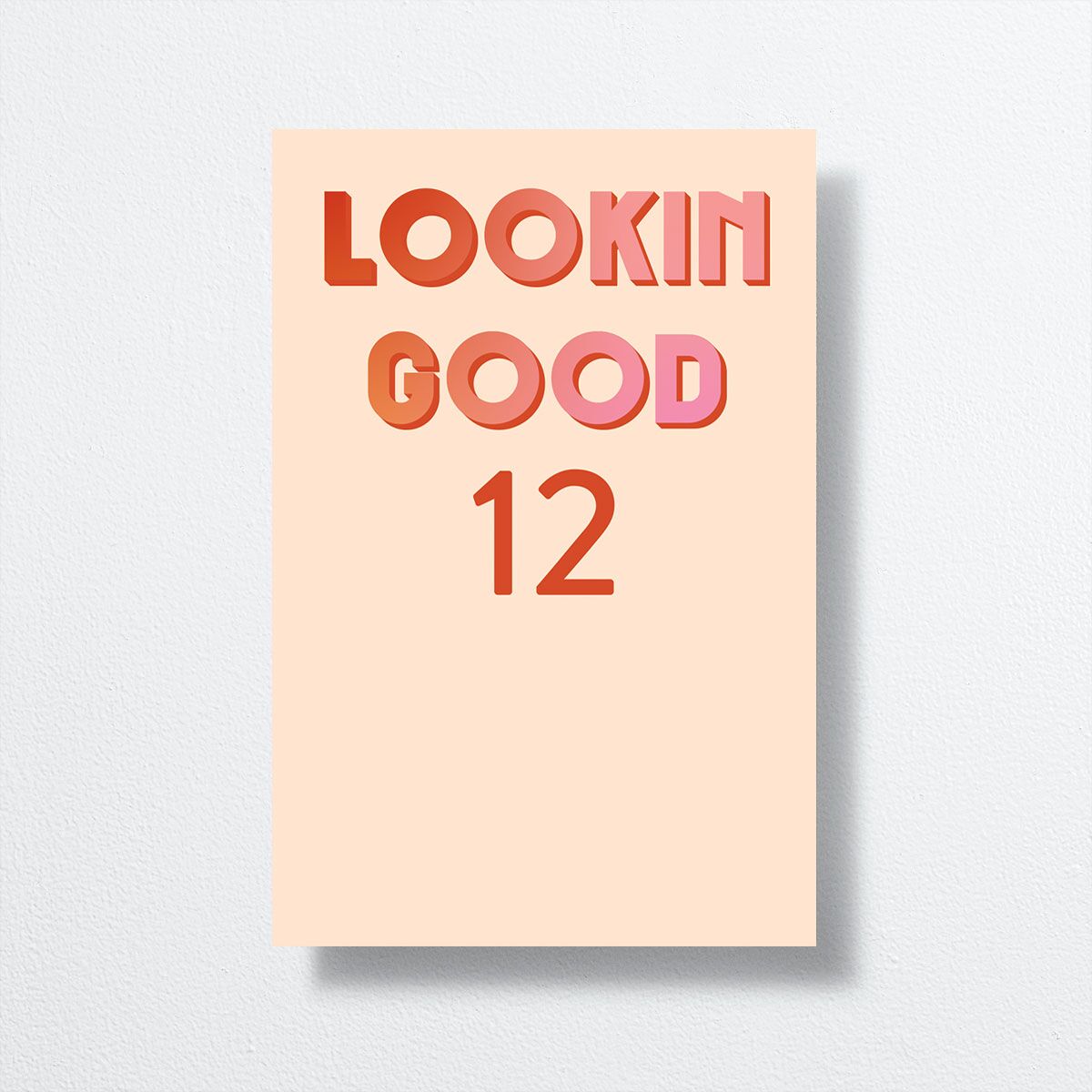 For Like Ever Table Numbers Burnt Orange Signature