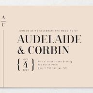 Industrial Palette Wedding Invitations Sand Signature No