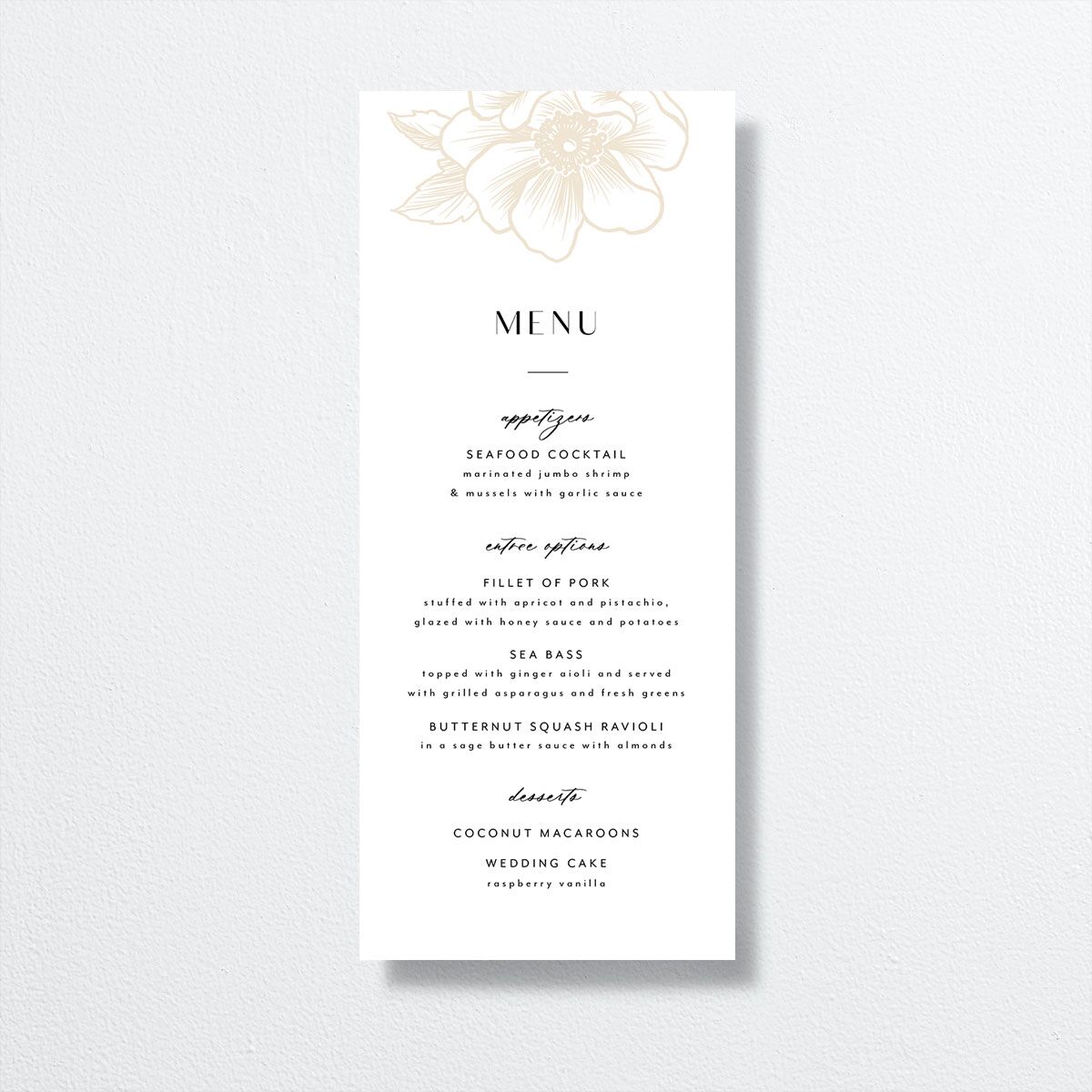 Exotic Menus by Vera Wang front