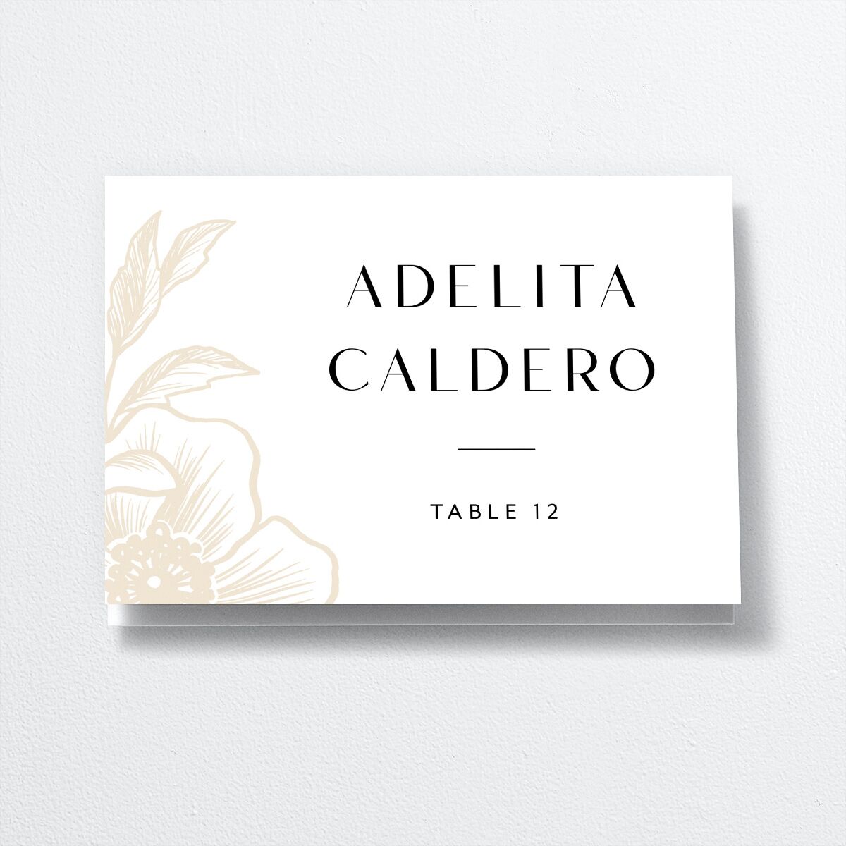 Exotic Place Cards by Vera Wang front