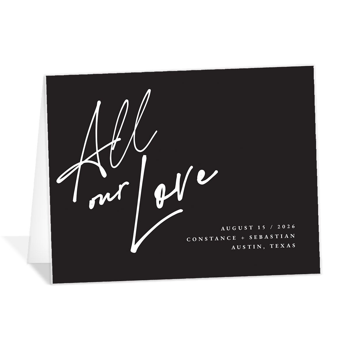 Love Love Thank You Cards by Vera Wang