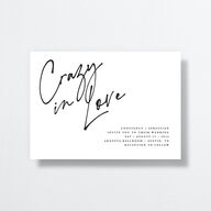Love Love Wedding Invitations by Vera Wang Pure White Signature No