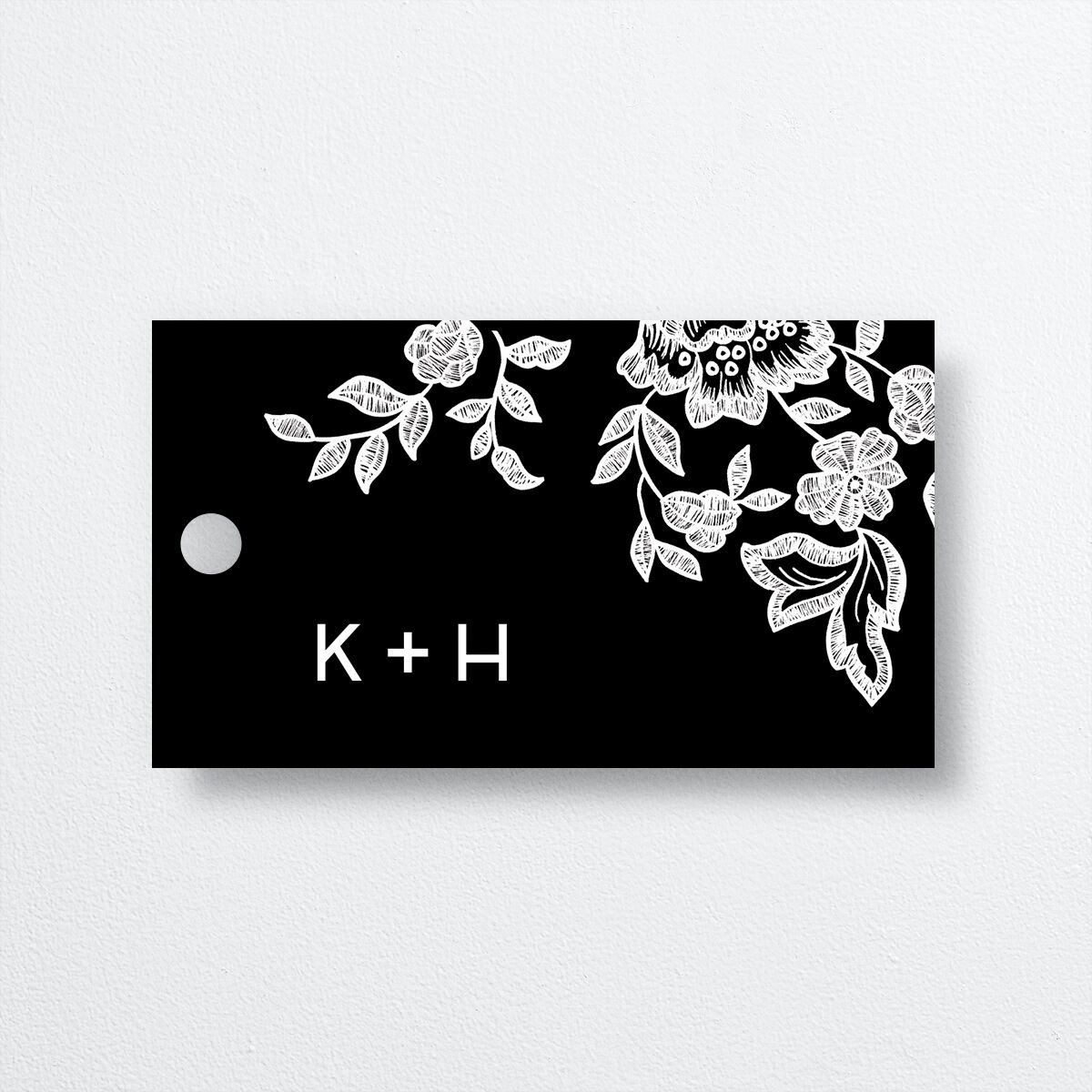 Lace Favor Gift Tags by Vera Wang back