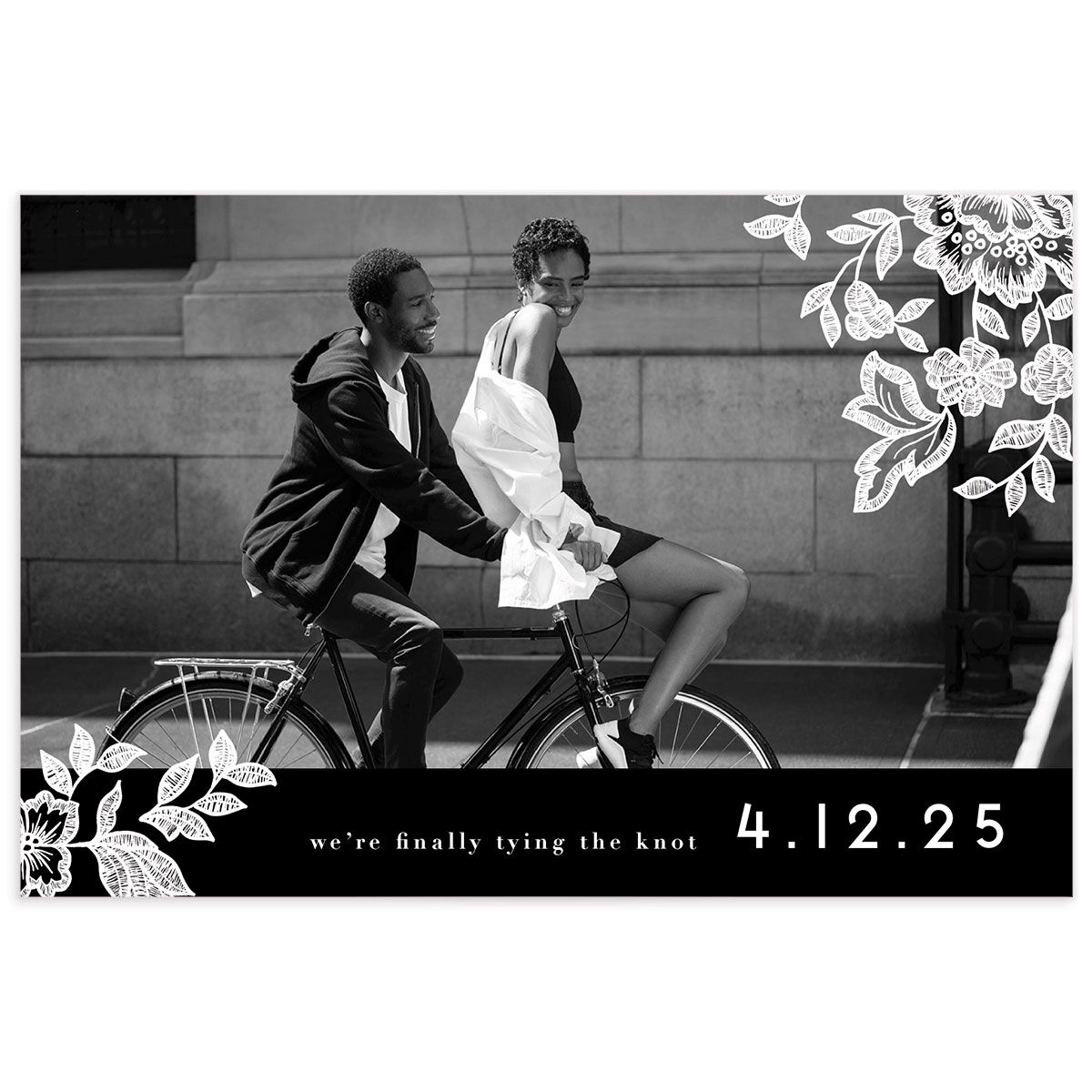 Lace Save The Date Postcards by Vera Wang