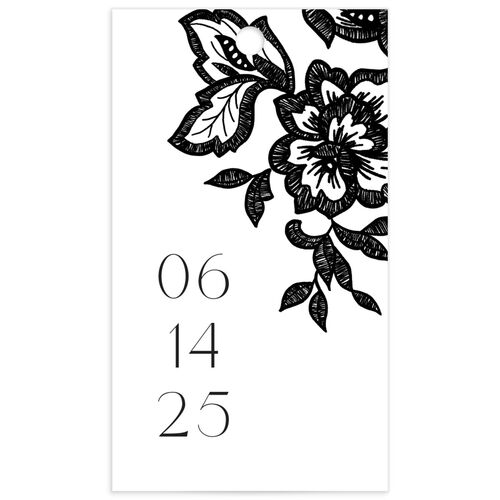 Etched Florals Favor Gift Tags by Vera Wang