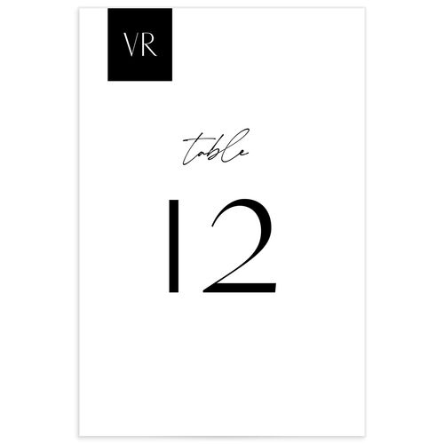 Our Time Table Numbers by Vera Wang - White