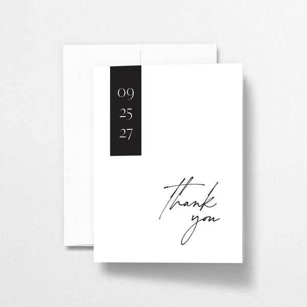 Our Time Thank You Cards by Vera Wang front