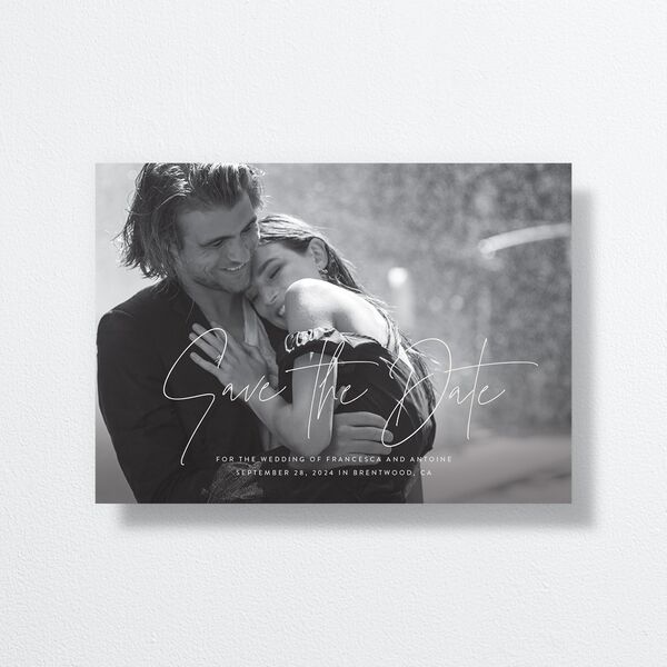 Rose Garden Save The Date Cards by Vera Wang front
