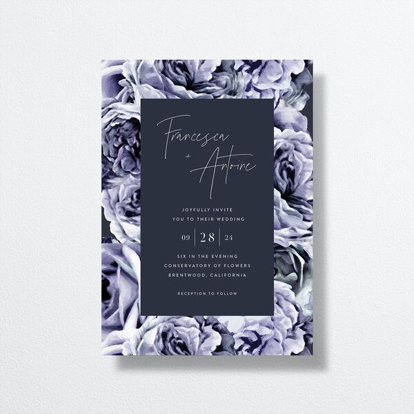 Rose Garden Wedding Invitations by Vera Wang front