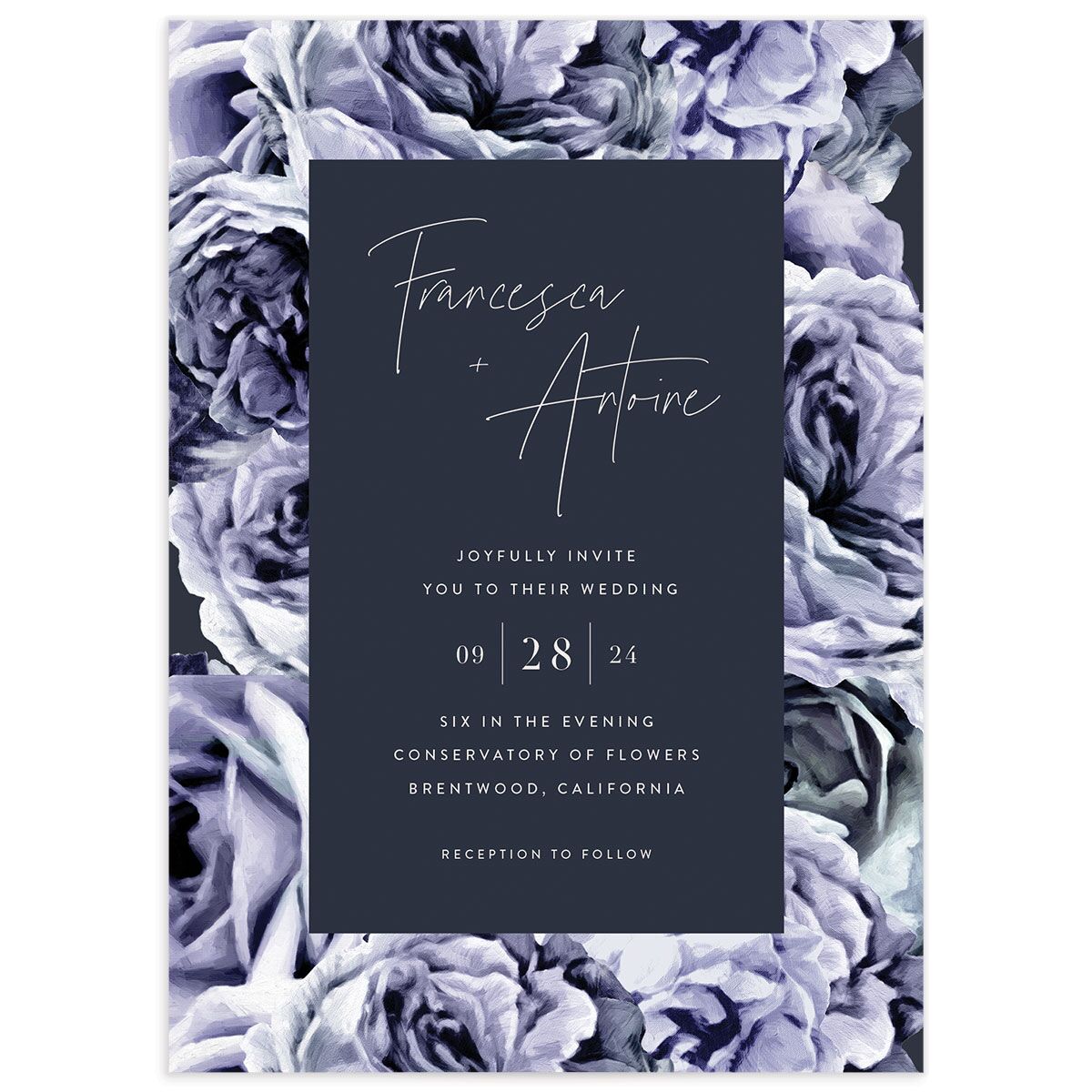 Rose Garden Wedding Invitations by Vera Wang