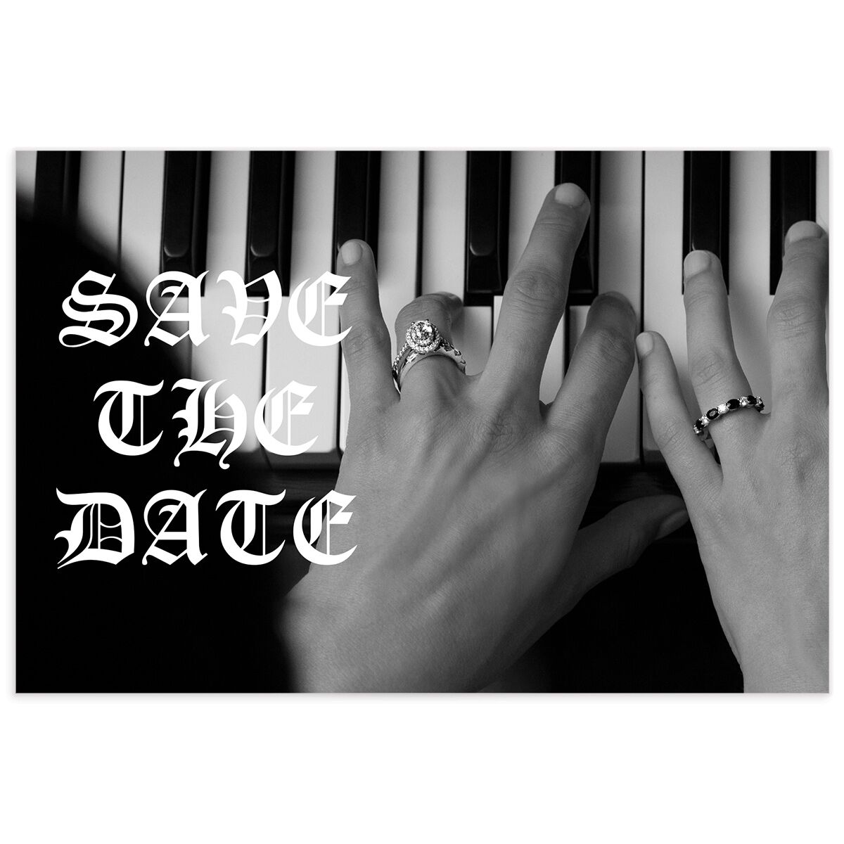 I Do Save The Date Postcards by Vera Wang
