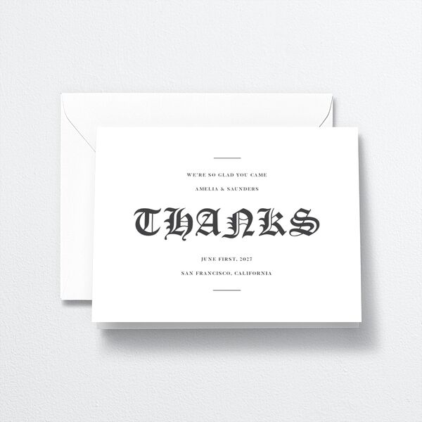 I Do Thank You Cards by Vera Wang front