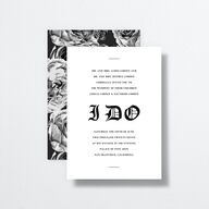 I Do Wedding Invitations by Vera Wang Pure White Signature No