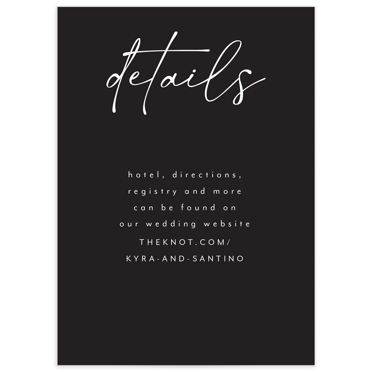 Forever Wedding Enclosure Cards by Vera Wang