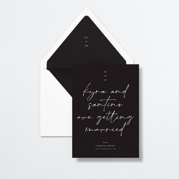 Forever Luxe Envelope Liners by Vera Wang envelope-and-liner in Black